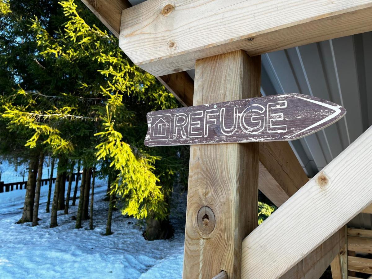 Chalet Du Fayard - Jacuzzi Avec Vue Et Detente En Pleine Nature Belfahy 外观 照片